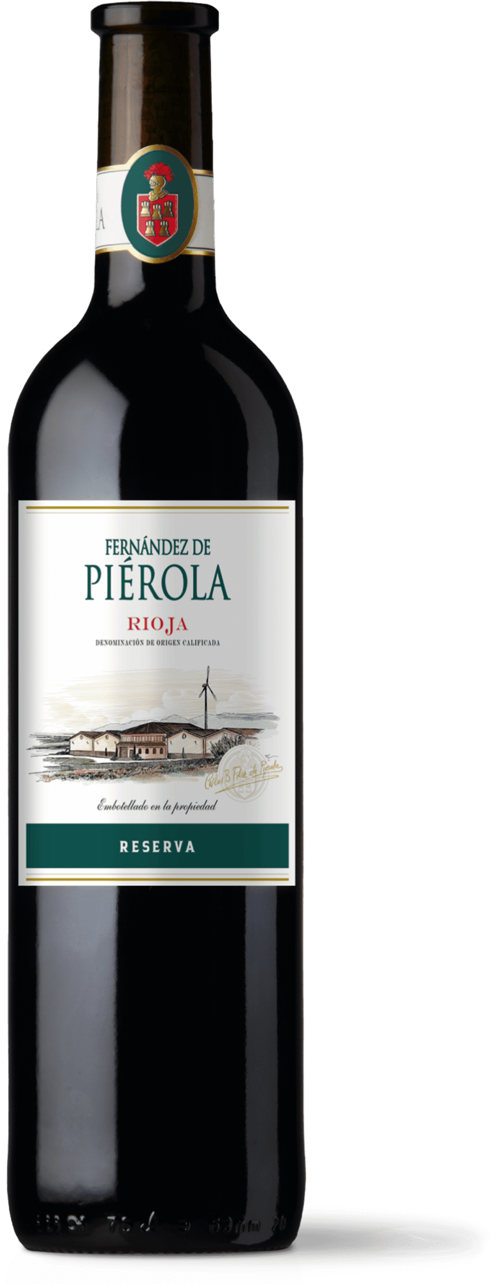 magen de la botella Fernández de Piérola Reserva – Rioja Alavesa